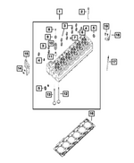 68724733AA - Engine: Cylinder Head for Ram: 2500, 3500 Image
