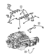 4560232AB - Electrical: Ground Jumper Wiring for Dodge: Durango | Jeep: Grand Cherokee Image