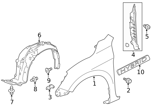 Fender & Components for 2015 Honda Accord #0