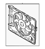 17112283621 - Cooling System: Fan Assembly for BMW: M3 Image