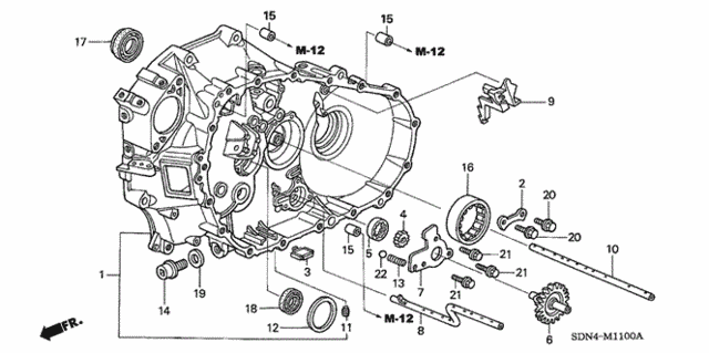 MT Clutch Case (V6) for 2004 Honda Accord #0