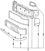 E94Y15A201D - : Side Marker Lamp for Ford Image