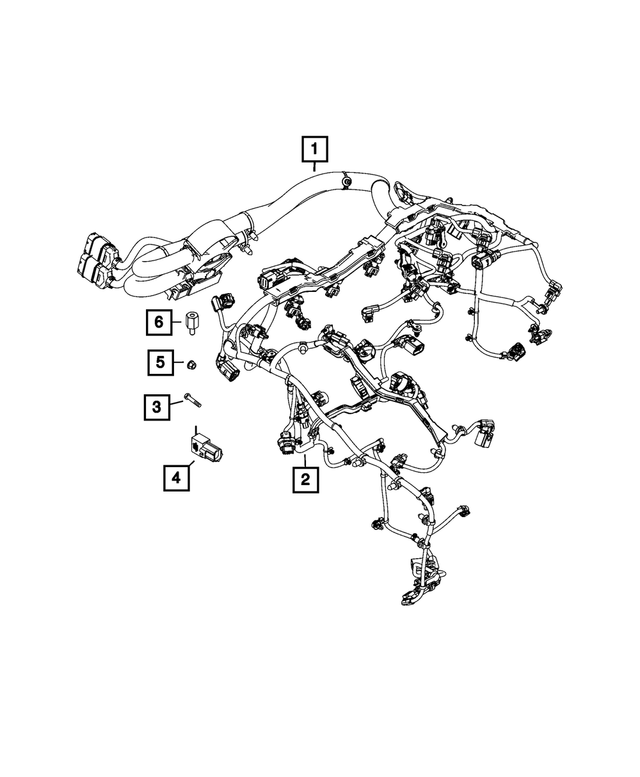 68263084AA - Electrical: Mounting Spacer for Mopar Image