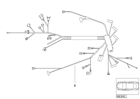 Engine Wiring Harness for 2003 Mini Cooper S #0