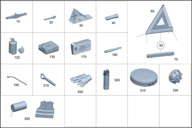 169581010164 - Tools/Accessories/Signs/Instructions: Socket Wrench for Mercedes-Benz Image