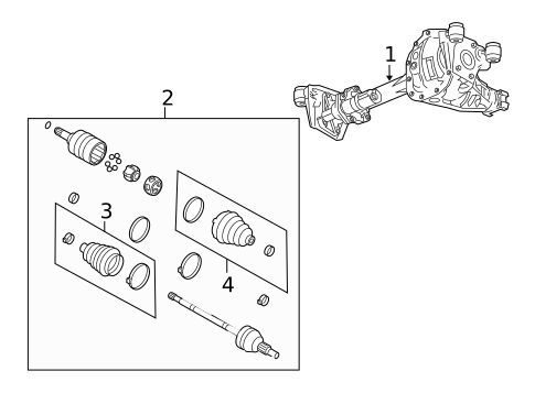 Carrier & Front Axles for 2006 Isuzu i-350 #0
