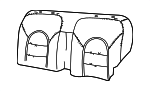 GNC5583DAAGD - Body: Seat Back Assembly Cover for Jaguar Image