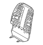 88391CW010NNB - Body: Seat Back Panel for Hyundai: Santa Cruz, Tucson Image