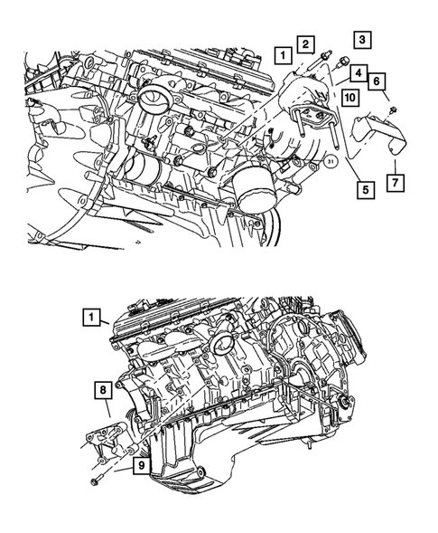 Engine Mounting for 2005 Dodge Magnum #0