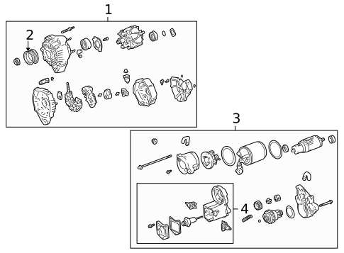 Starter for 2000 Lexus LX470 #1