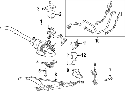 Stabilizer Bar & Components for 2025 Toyota Land Cruiser #0