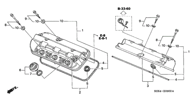 Cylinder Head Cover for 2000 Honda Odyssey #0