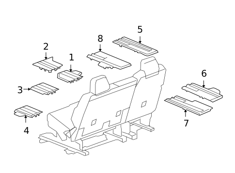 Tracks & Components for 2011 GMC Acadia #0