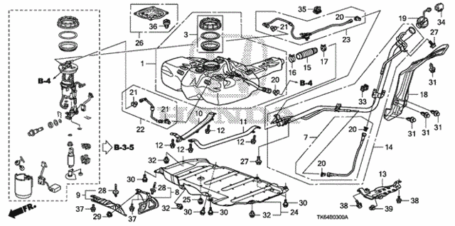 Fuel Tank for 2012 Honda Fit #0