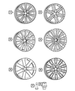 1LS61GSAAB - : Aluminum Wheel for Chrysler: 300 | Dodge: Charger Image