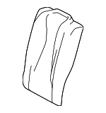 23892081038U75 - Body: Seat Back Cover for Mercedes-Benz Image