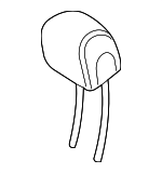 23897007008H36 - Body: Headrest for Mercedes-Benz Image