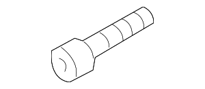 N0102544 - Engine: Engine Timing Belt Idler Pulley Bolt for Audi Image