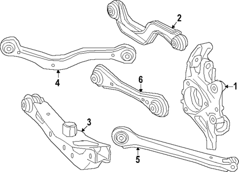 Rear Suspension for 2024 Honda Prologue #1