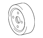1617318010 - : 2023-2024 Toyota GR Corolla - Pump Pulley for Toyota: GR Corolla Image