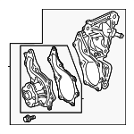 1603218010 - : Water Pump Assembly for Toyota: GR Corolla Image