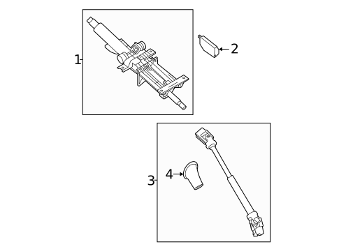 Steering Column Assembly for 2024 Audi e-tron GT #0
