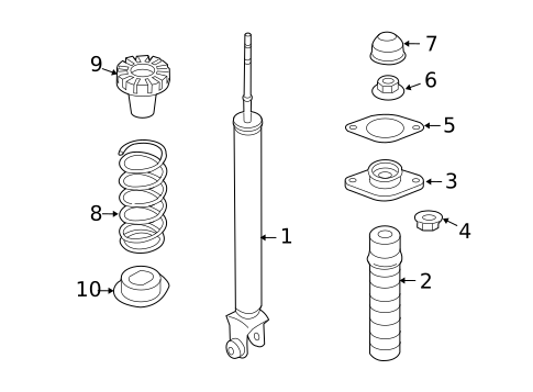 Shocks & Components for 2013 Nissan 370Z #0