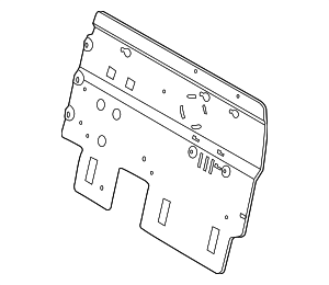 BB5Z7860509A - Body: Ford Explorer Back Panel for Ford Image