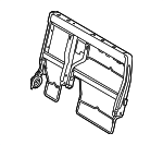 BB5Z78613A39A - Body: Seat Back Frame for Ford: Explorer, Flex, Police Interceptor Utility Image