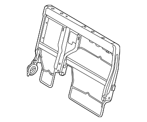 BB5Z78613A39A - Body: Ford Explorer Seat Back Frame for Ford Image