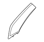 7SB91U00AA - Body: Windshield Pillar Trim for Mopar Image