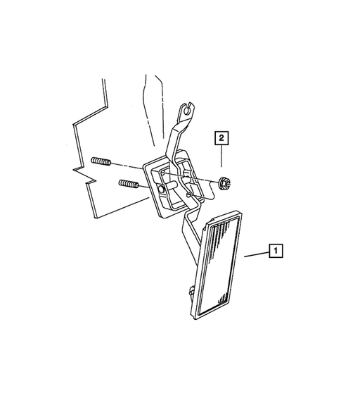 Accelerator Pedal for 2003 Chrysler Sebring #0