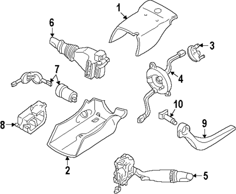 Instrument Panel for 1999 Mercury Cougar #1