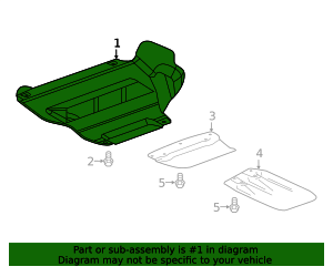 2015-2022 GM Underbody Splash Shield 23488327 GM | GMPartsDirect.com
