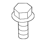 90119A0285 - Body: Upper Retainer Bolt for Toyota: Land Cruiser, Sequoia, Tundra Image