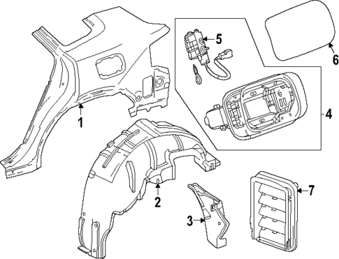 Quarter Panel & Components for 2025 Toyota Crown Signia #0