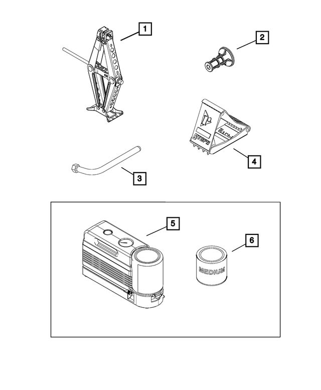 4755293AA - Wheels: With Collar Stud for Mopar Image image