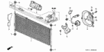 90078PR3000 - Body/Air Conditioning: SCREW, PAN (4X8) for Honda Image