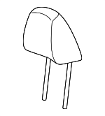 17A881901BHEY - Body: Headrest for Volkswagen: Jetta Image