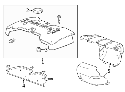 Engine Appearance Cover for 2014 Chevrolet Impala #0
