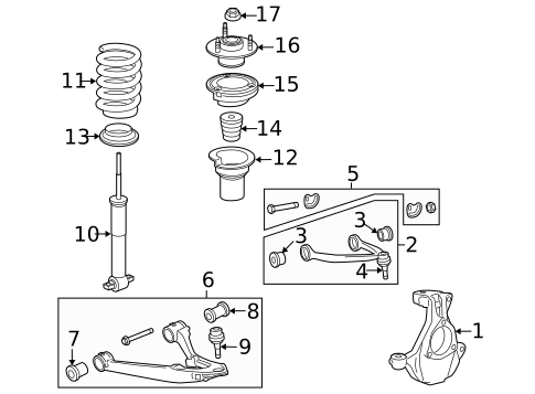 Suspension, Springs & Related Components for 2013 Cadillac Escalade EXT #0