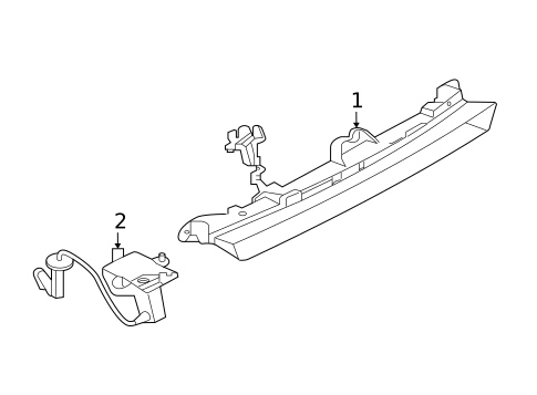 High Mounted Stop Lamp for 2019 INFINITI QX30 #0