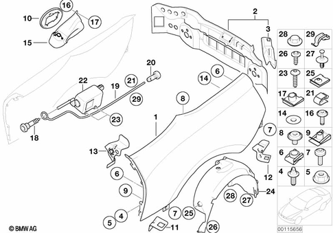 Body-Rear Body for 2005 BMW Z4 M3.2 #0