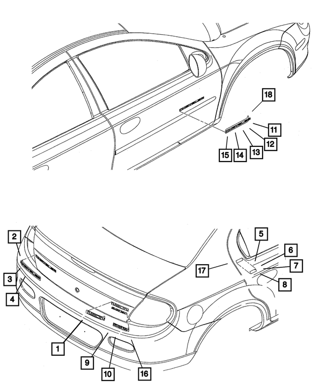 5288947AC - : Plymouth Nameplate for Mopar Image