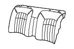 GNC5581ABAGF - Body: Seat Back Cover for Jaguar Image