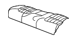 GNC5363ABAGF - Body: Cushion Assembly Cover for Jaguar Image