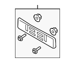 32296010 - Body: License Plate Bracket for Volvo Image