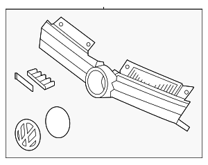5C6853651B041 - : Grille for Volkswagen: Jetta Image
