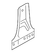 1Q0809224 - Body: Inner Lock Pillar for Volkswagen: Eos Image