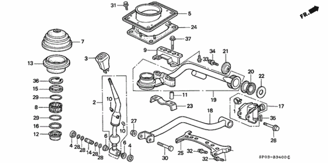 Shift Lever for 1994 Acura Legend #0